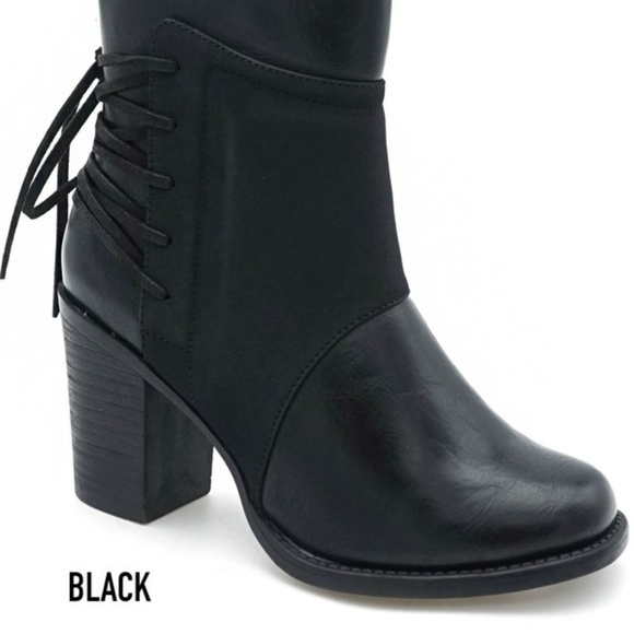 RAVEN-7 BLACK BOOTIE - Picture 1 of 2
